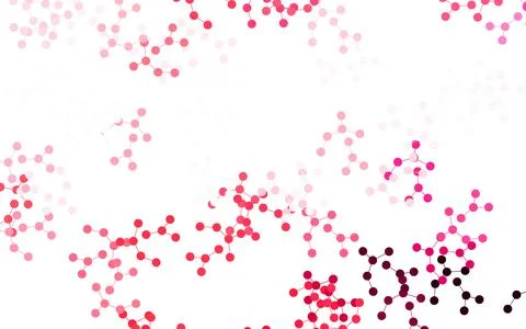 Light Pink, Red vector backdrop with artificial intelligence data. Stock Illustration