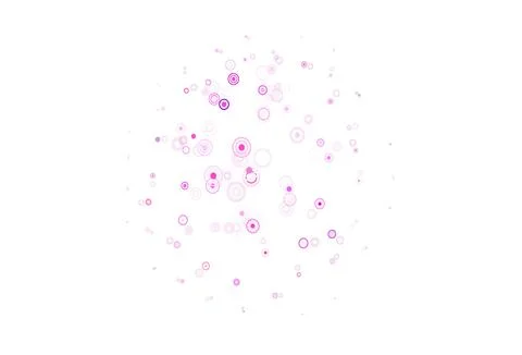 Light Pink, Red vector backdrop with dots. Stockillustratie