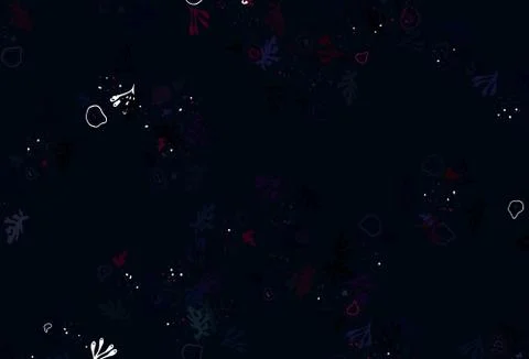 Light Pink, Red vector background with abstract shapes. Illustrazione stock