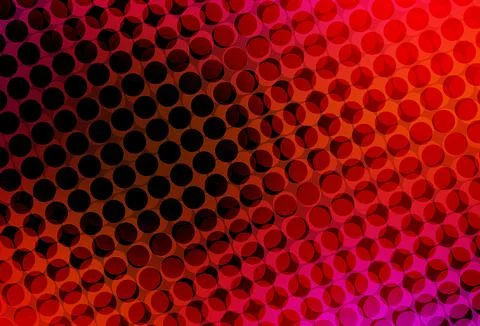 Light Pink, Red vector background with bubbles. Illustrazione stock