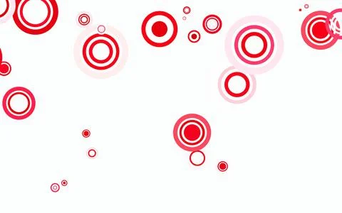 Light Pink, Red vector background with bubbles. 스톡 일러스트