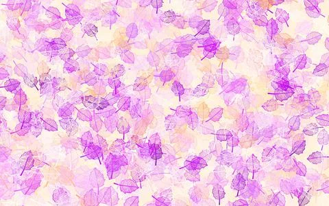 Light Pink, Red vector elegant pattern with leaves. Stock Illustration