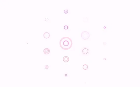 Light Pink, Red vector layout with circle shapes. Stock Illustration