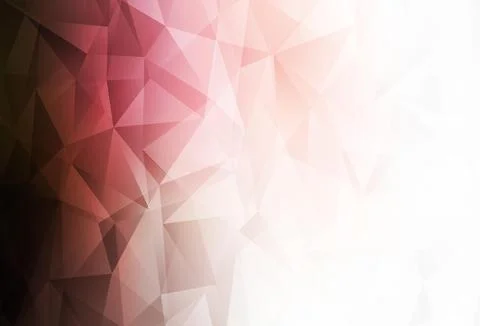 Light Pink, Red vector low poly background. Stock Illustration