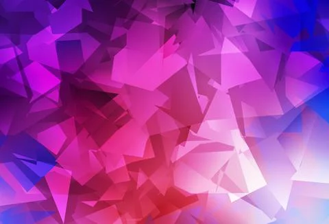 Light Pink, Red vector low poly background. Stock Illustration