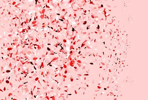 Light Pink, Red vector natural pattern with leaves. Illustrazione stock