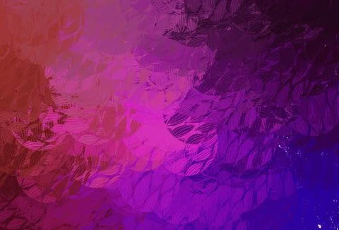 Light Pink, Red vector pattern with random forms. Stockillustratie