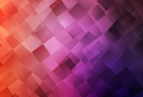 Light Pink, Red vector pattern in square style. Stock Illustration