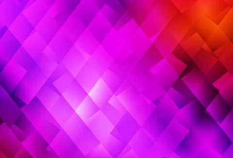 Light Pink, Red vector pattern in square style. Stock Illustration