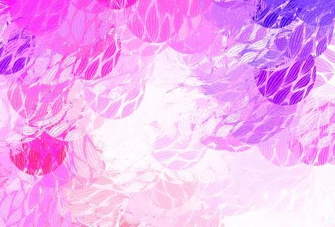 Light Pink, Red vector pattern with random forms. Stock Illustration