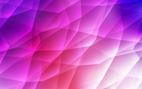 Light Pink, Red vector pattern with polygonal style. Illustrazione stock