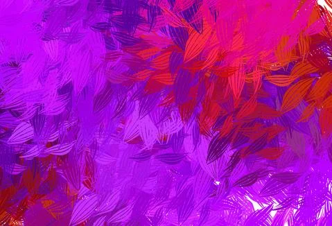 Light Pink, Red vector pattern with random forms. 库存插图
