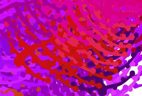 Light Pink, Red vector pattern with random forms. 스톡 일러스트