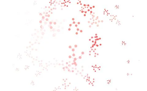 Light Pink, Red vector pattern with artificial intelligence network. Stock Illustration