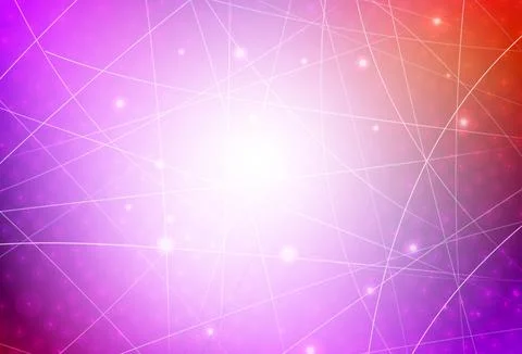 Light Pink, Red vector pattern with sharp lines. Stock Illustration
