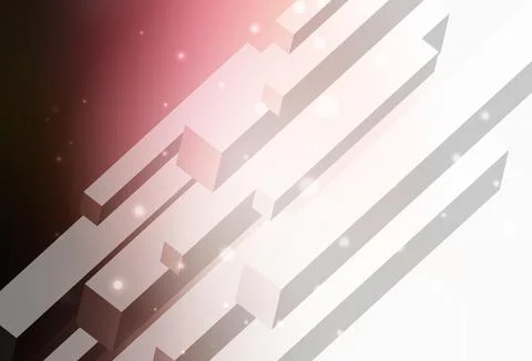 Light Pink, Red vector pattern in square style. Stockillustratie