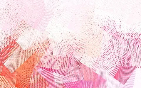 Light Pink, Red vector pattern with wry lines. Stock Illustration