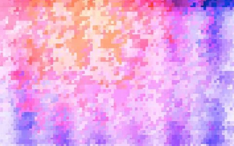 Light Pink, Red vector pattern in square style. Illustrazione stock