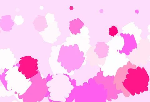 Light Pink, Red vector pattern with random forms. Stock Illustration