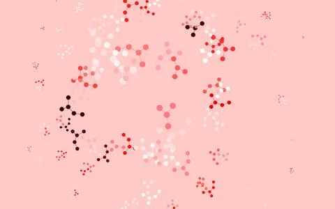 Light Pink, Red vector pattern with artificial intelligence network. Stock Illustration