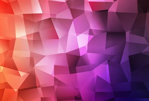 Light Pink, Red vector shining triangular background. イラスト素材