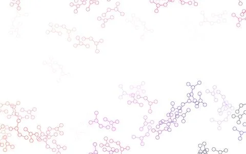 Light Pink, Red vector template with artificial intelligence structure. Illustrazione stock