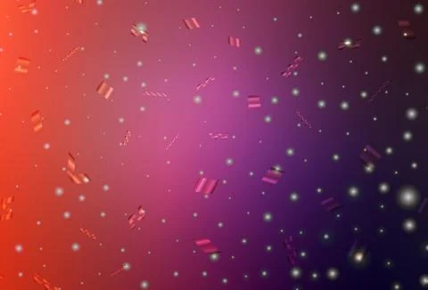 Light Pink, Red vector template in carnival style. Stock Illustration