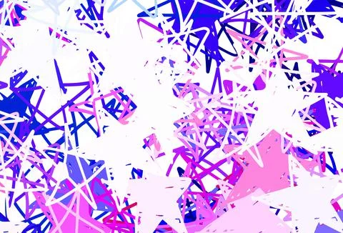 Light Pink, Red vector texture with beautiful stars. Illustrazione stock