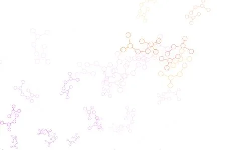 Light Pink, Red vector texture with artificial intelligence concept. 스톡 일러스트