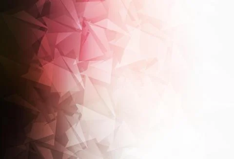 Light Pink, Red vector triangle mosaic template. Stock Illustration