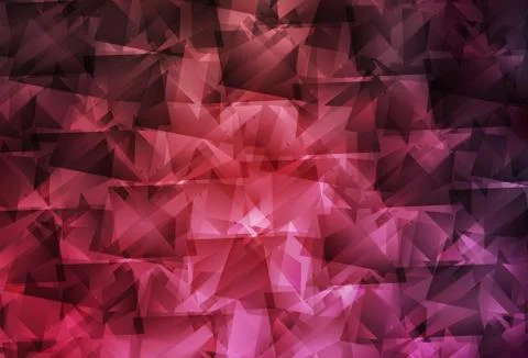 Light Pink, Red vector triangle mosaic background. Stock Illustration