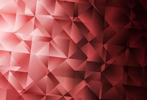 Light Pink, Red vector triangle mosaic texture. Stock Illustration