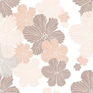 Light pink seamless abstract design with delicate colors. Decorative design of Stock Illustration