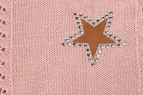 Light pink soft textile texture winter background Stock Photos