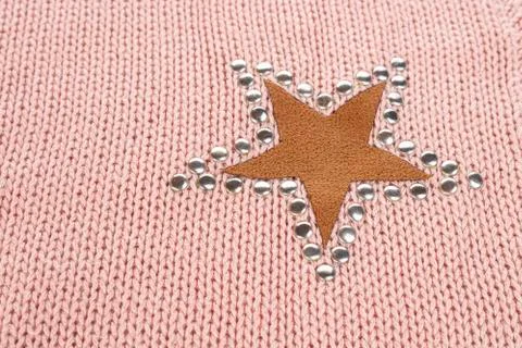Light pink soft textile texture winter background Stock Photos