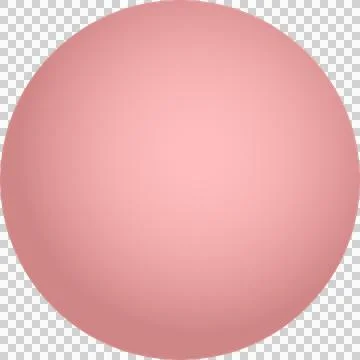 A light pink sphere, softly illuminated and set against a dark, contrasting.. Stock Illustration