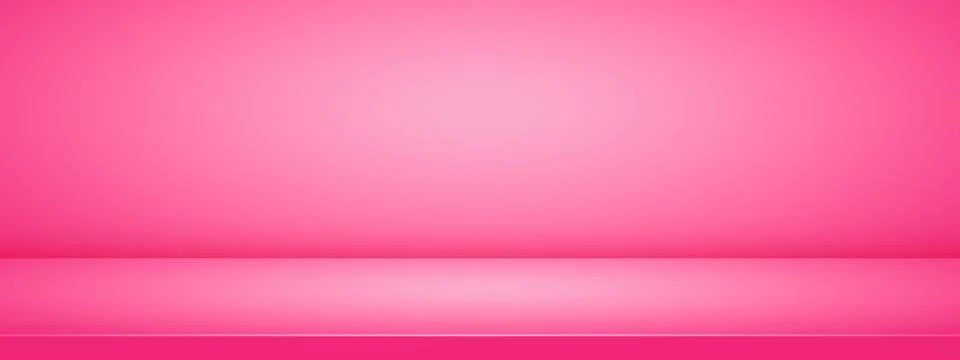 Light pink studio room. Abstract soft gradient background. 3d minimal wall .. 库存插图
