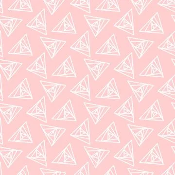Light pink triangle geometric pattern イラスト素材
