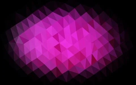 Light Pink vector abstract polygonal cover. Illustrazione stock