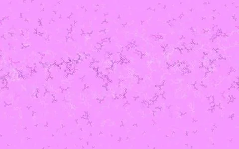 Light Pink vector backdrop with artificial intelligence data. Stock Illustration