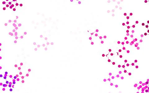 Light Pink vector backdrop with artificial intelligence data. Stock Illustration