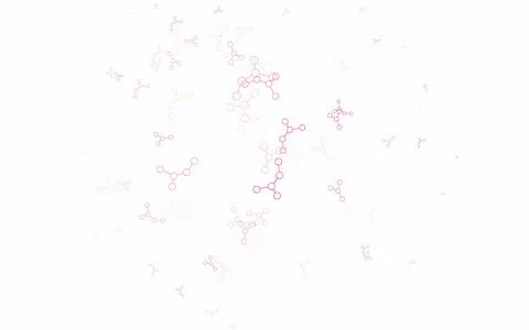 Light Pink vector backdrop with artificial intelligence data. Illustrazione stock