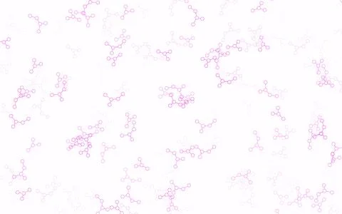 Light Pink vector backdrop with artificial intelligence data. 스톡 일러스트