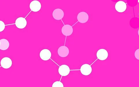 Light Pink vector backdrop with artificial intelligence data. イラスト素材