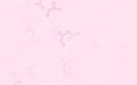 Light Pink vector backdrop with artificial intelligence data. Stock Illustration