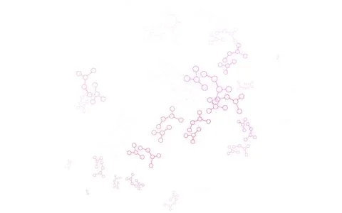 Light Pink vector backdrop with artificial intelligence data. Stock Illustration