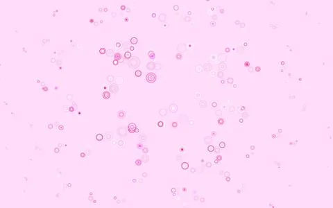 Light Pink vector backdrop with dots. Stock Illustration