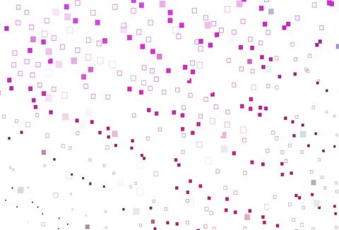 Light Pink vector backdrop with lines, rectangles. Stock Illustration