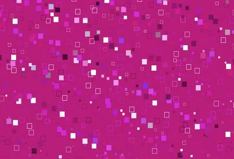 Light Pink vector backdrop with lines, rectangles. Stock Illustration