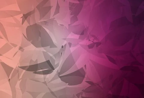 Light Pink vector backdrop with polygonal shapes. Stock Illustration